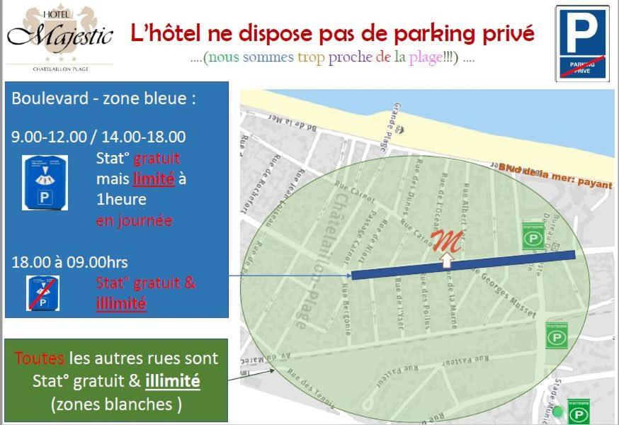Logis Hotel Majestic Chatelaillon Plage - La Rochelle Dış mekan fotoğraf